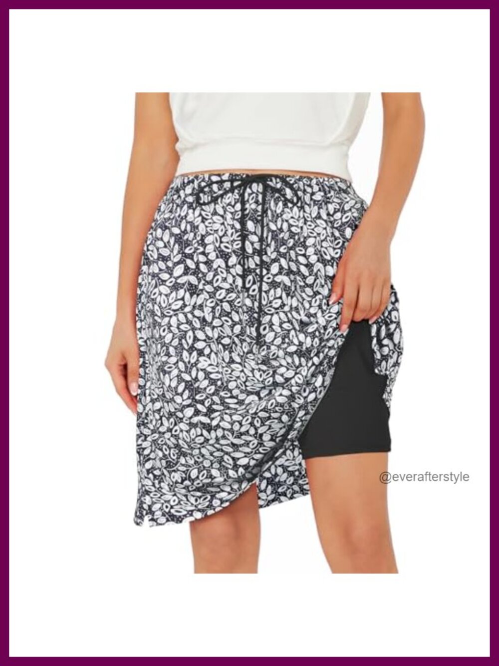 Skort with Pockets High Waisted Athletic Tennis Golf Skirt